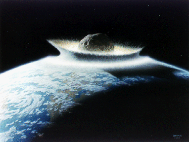 [Artist Depiction of Tunguska Event]